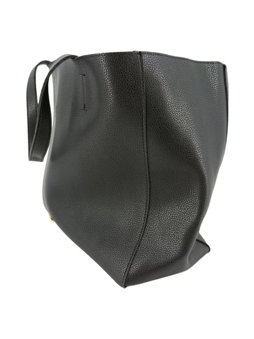 shopper donna grande in ecopelle nero Fez | 005BLACK