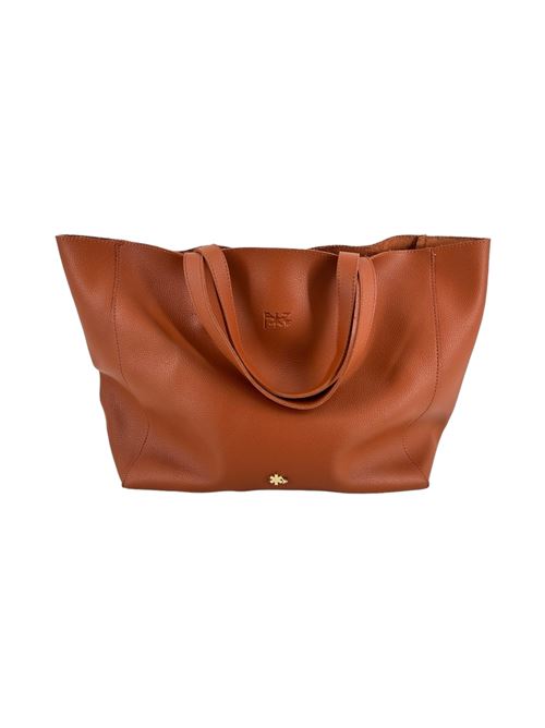shopper donna grande in ecopelle cuoio Fez | 005CUOIO