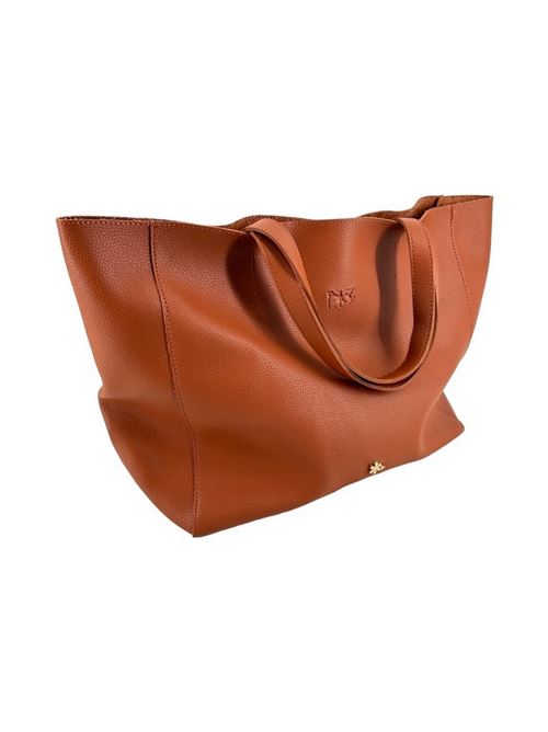 shopper donna grande in ecopelle cuoio Fez | 005CUOIO