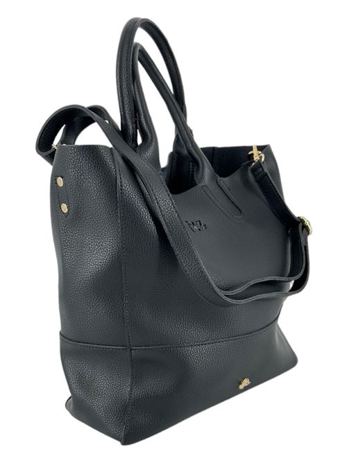 shopper donna media in ecopelle nero Fez | 815BLACK