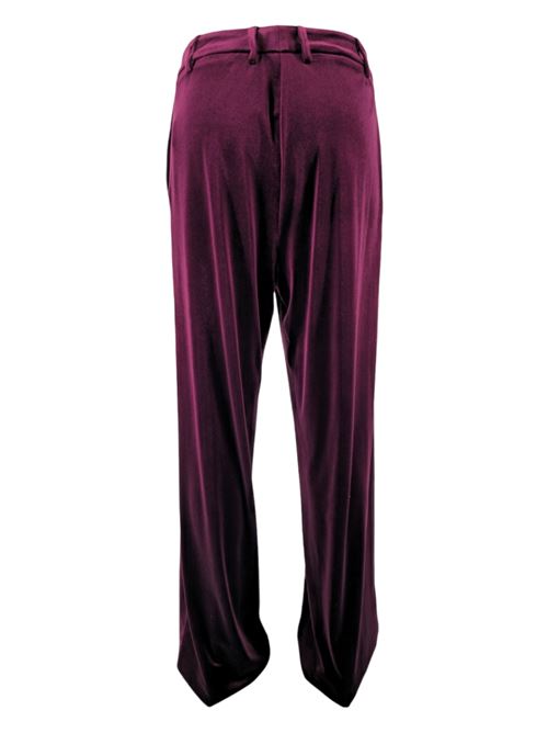 pantalone donna in velluto bordeau Gnossienne | 3514-1647475