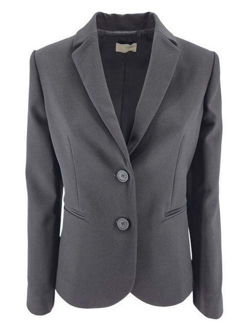 giacca donna in gabardina nero Gnossienne | 3876/F-4178NERO