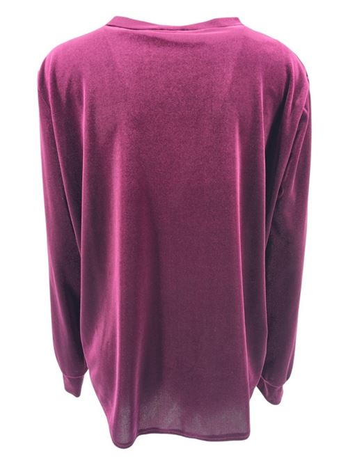 camicia donna in velluto bordeau Gnossienne | 3991-1647475