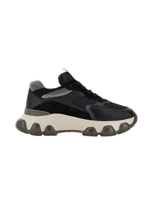 women's sneakers hyperactive black Hogan | HXW5400DG60GA40GAI