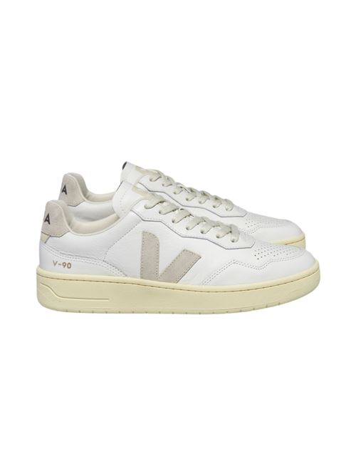 sneakers donna v90 bianco e grigio Veja | VD2003655