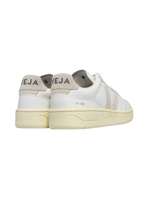 sneakers donna v90 bianco e grigio Veja | VD2003655